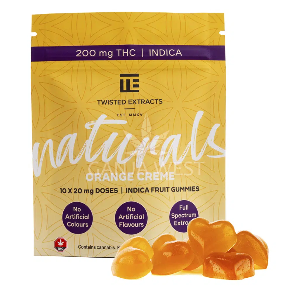buy-weed-online-dispensary-ganja-west-twisted-extracts-twisted-orange-creme-200mg-thc-indica Twisted Naturals – Orange Creme - 200MG THC Indica - Image 1