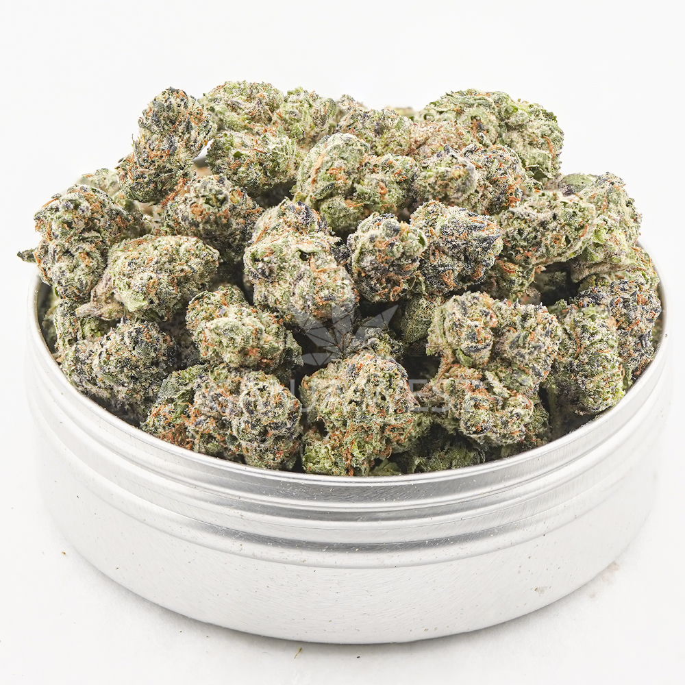 buy-weed-online-dispensary-ganja-west-space-biscotti-aaa-popcorn-jar Space Biscotti AAA Popcorn - Indica - Image 1