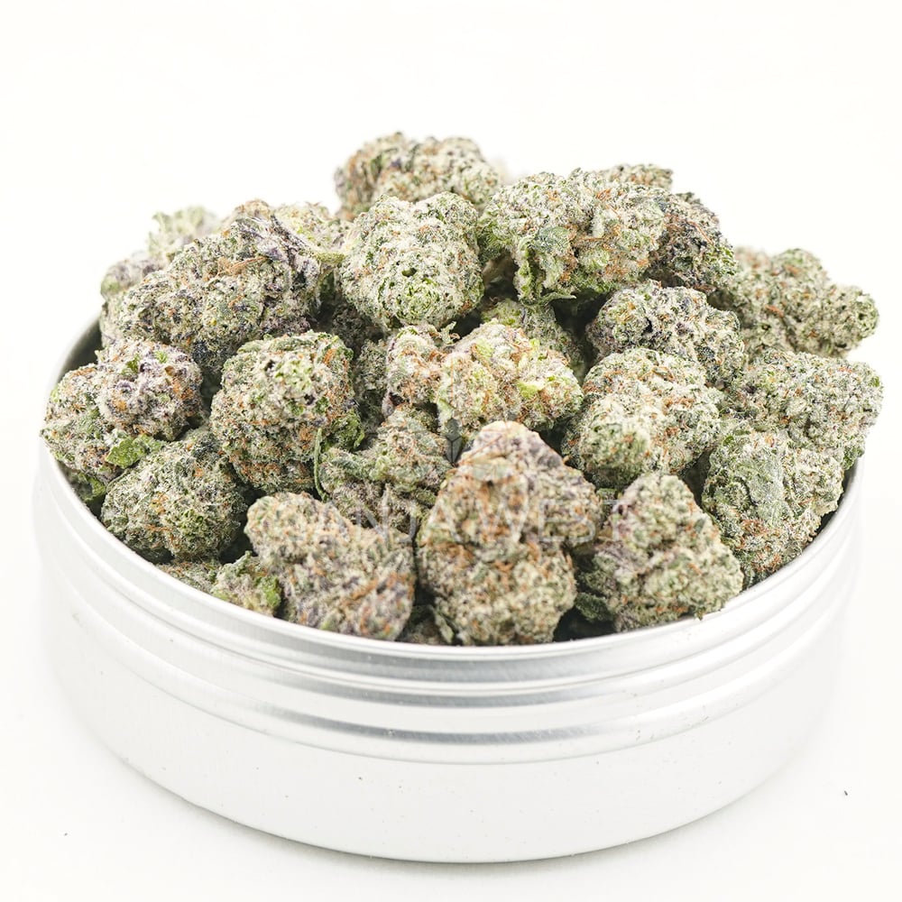 buy-weed-online-dispensary-ganja-west-banana-breath-aaaa-popcorn-jar Banana Breath AAAA Popcorn - Hybrid - Image 1