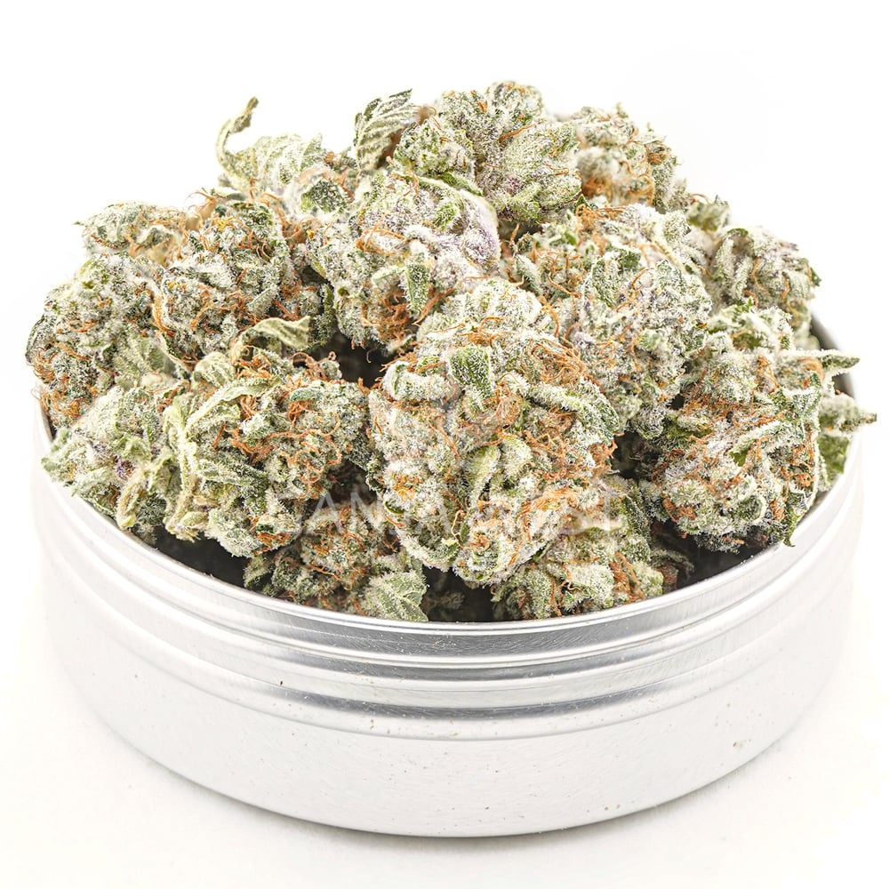 buy-weed-online-dispensary-ganja-west-death-star-popcorn-craft-jar Death Star Craft Popcorn - Indica - Image 1