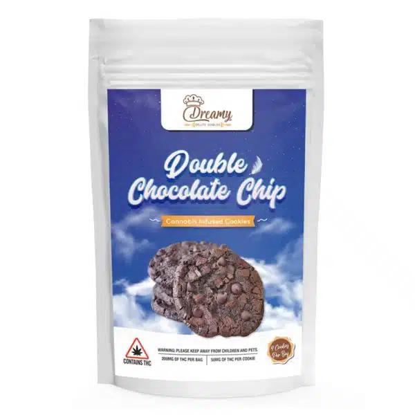 Dreamy Delite - THC Double Chocolate Cookies - 200MG