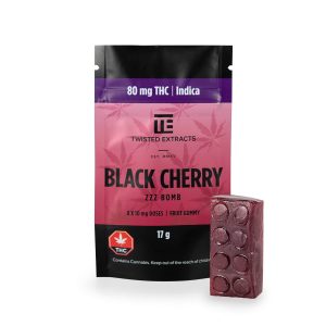 Twisted Extracts - THC Black Cherry Gummy - 80MG - Indica