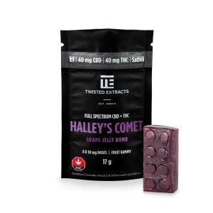 Twisted Extracts - THC/CBD Grape Gummies - 40MG
