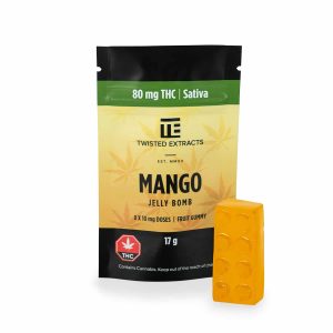 Twisted Extracts - THC Mango Gummies - 80MG - Sativa