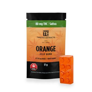 Twisted Extracts - THC Orange Gummies - 80MG - Sativa