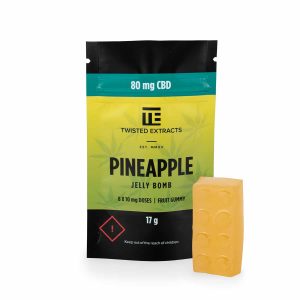 Twisted Extracts - Pineapple CBD Gummies - 10mg (80MG)