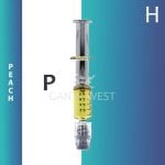Distillate Syringes - Peach - THC Hybrid