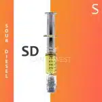 Distillate Syringes - Sour Diesel - THC Sativa