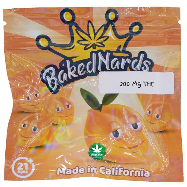 Bakednards - THC Peach Gummies - 20mg (200MG)