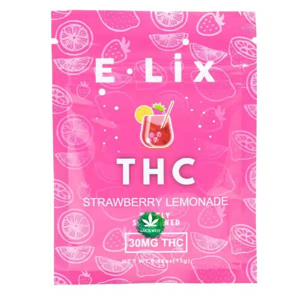 E-Lix - THC Strawberry Lemonade Mix - 30MG