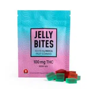 Jelly Bites - Berry Mix Gummies - 100MG - Indica
