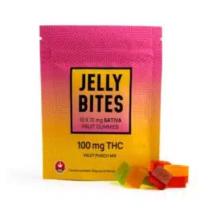Jelly Bites - Fruit Punch Mix Gummies - 100MG - Sativa