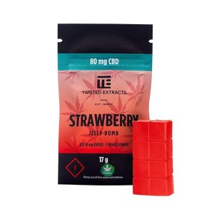 Twisted Extracts - Strawberry CBD Gummies - 10mg (80MG)