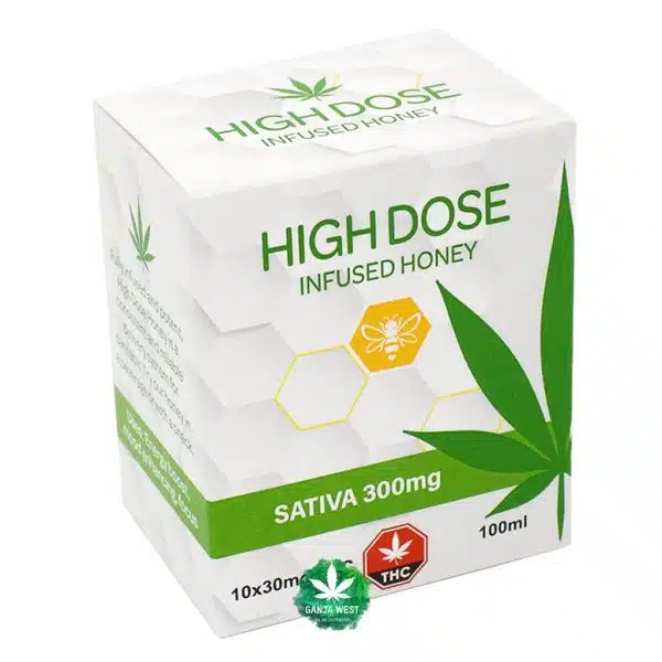 High Dose - THC Honey - 10mg (300MG) - Sativa