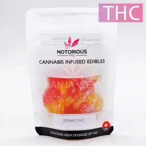 Notorious - THC Peach Gummies - 25mg (200MG)