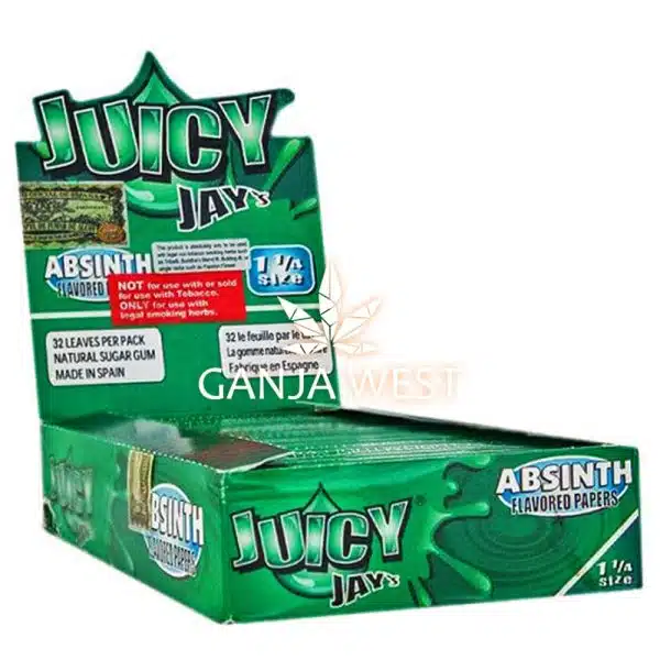 Juicy Jay's - Absinth Flavored Rolling Paper - 1 1/4