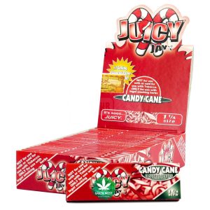 Juicy Jay's - Candy Cane Flavored Rolling Paper - 1 1/4