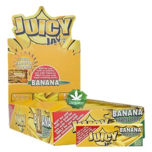 Juicy Jay's - Banana Flavored Rolling Paper - 1 1/4