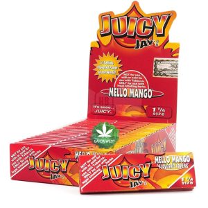 Juicy Jay's - Mello Mango Flavored Rolling Paper - 1 1/4