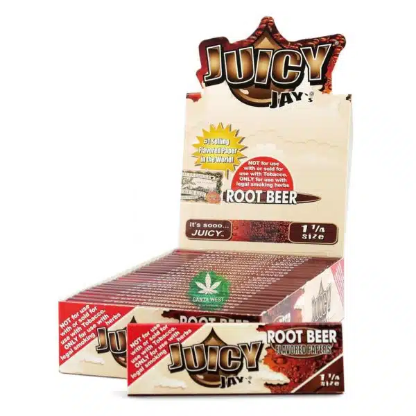 Juicy Jay's - Root Beer Flavored Rolling Paper - 1 1/4