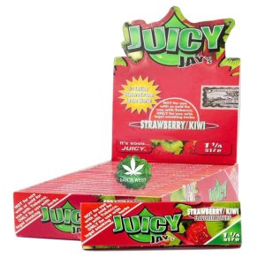 Juicy Jay's - Strawberry Kiwi Flavored Rolling Paper - 1 1/4