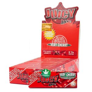 Juicy Jay's - Very Cherry Flavored Rolling Paper - 1 1/4