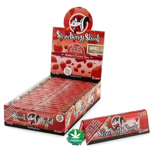 Skunk - Strawberry Rolling Paper - 1 1/4