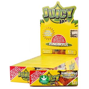 Juicy Jay's - Pineapple Flavored Rolling Paper - 1 1/4