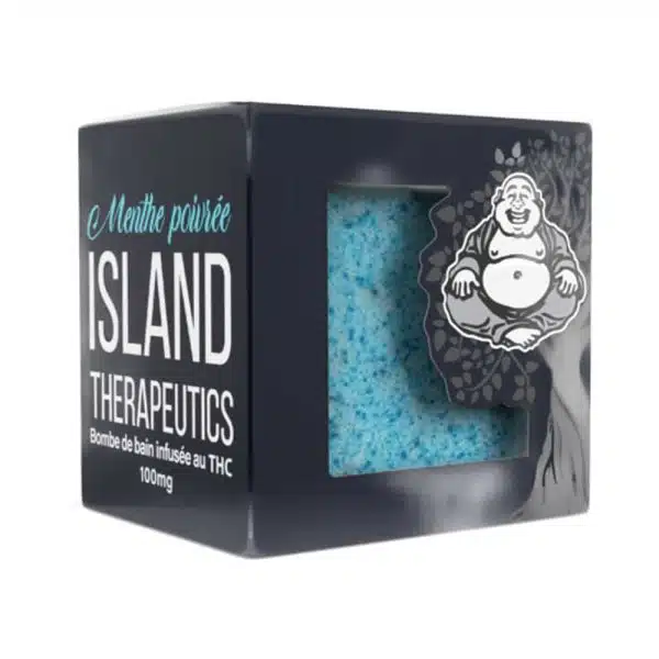 Island Therapeutics - Peppermint Infused - THC Bath Bombs - 100MG