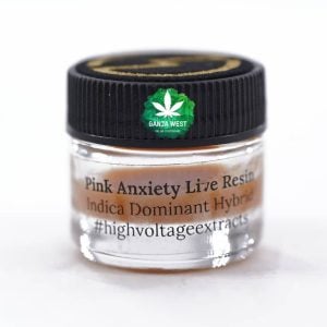 High Voltage - Live Resin - Pink Anxiety - Indica