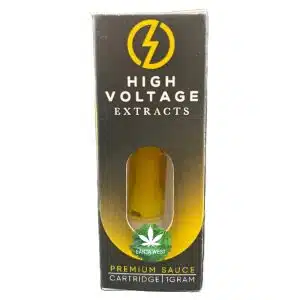 High Voltage - 100% Pure Sauce Cartridge - Blue Guava - Sativa