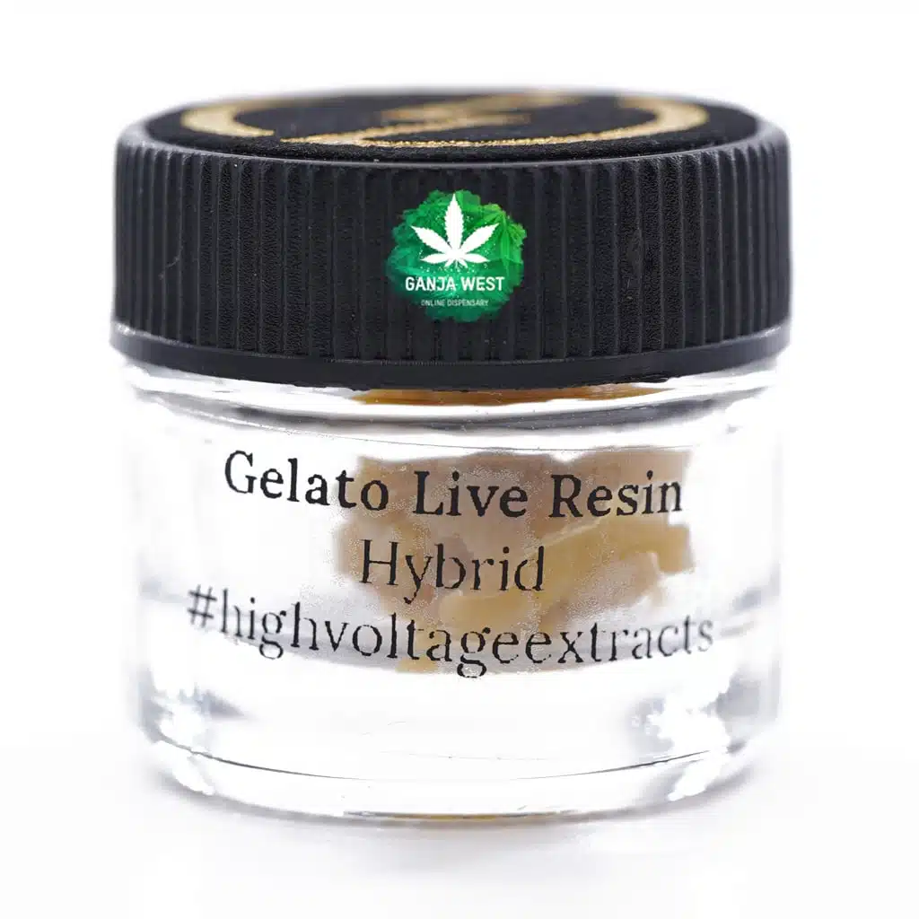high voltage extracts live resin gelato