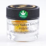 High Voltage - Live Resin - Strawberry Nuken - Hybrid
