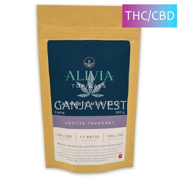 Alivia - Cannabis Milk Bath - Vanilla Lavender