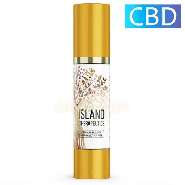 Island Therapeutics - Bergamot CBD Massage Oil - 300mg