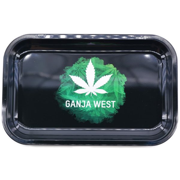 Ganja West Rolling Tray - Black