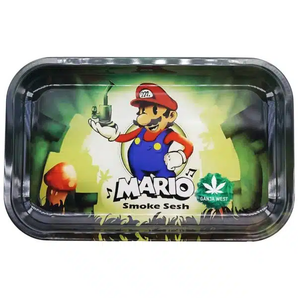 Ganja West Rolling Tray - Mario Smoke Sesh