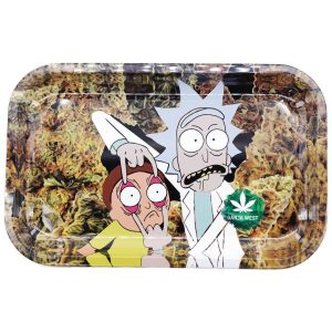 Ganja West Rolling Tray - Rick And Morty
