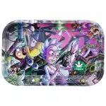 Ganja West Rolling Tray - Rick And Morty In Space