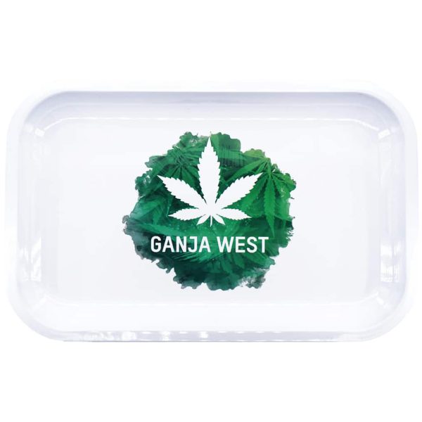 Ganja West Rolling Tray - White