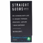 Straight Goods - THC Cartridge - Blueberry Cookies - Hybrid