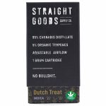 Straight Goods - THC Cartridge - Dutch Treat - Indica