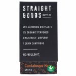 Straight Goods - THC Cartridge - Cantaloupe Haze - Sativa