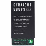 Straight Goods - THC Cartridge - Green Crack - Sativa