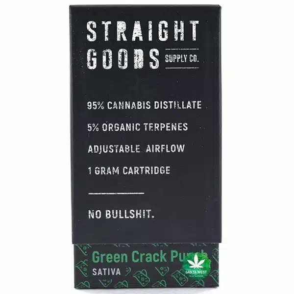 Straight Goods - THC Cartridge - Green Crack - Sativa