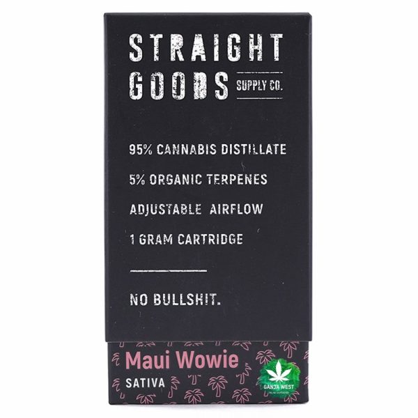 Straight Goods - THC Cartridge - Maui Wowie - Sativa