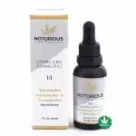Notorious - 1:1 THC/CBD Tincture - 30ml (4000MG)