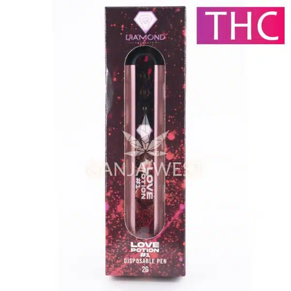 Diamond Concentrates – Love Potion #1- THC Disposable Pen (2 Grams)