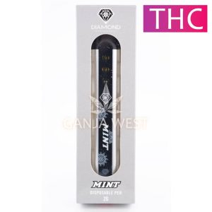 Diamond Concentrates – Mint - THC Disposable Pen (2 Grams)