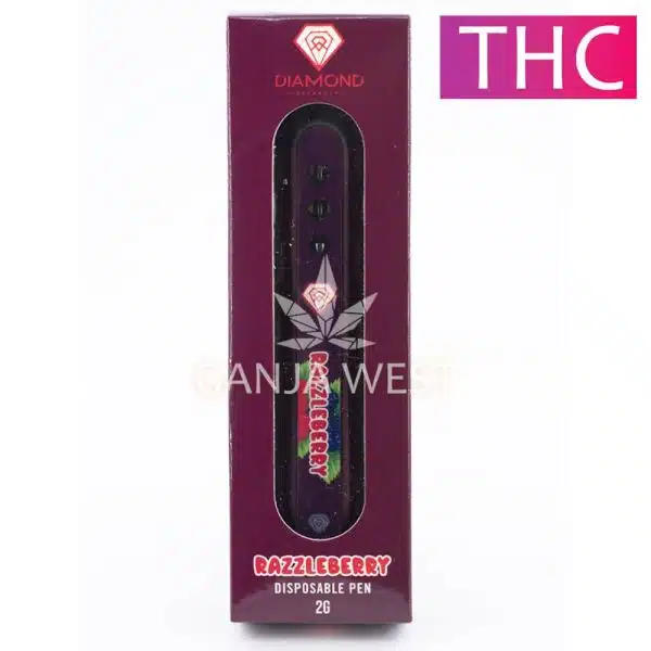 Diamond Concentrates – Razzleberry - THC Disposable Pen (2 Grams)
